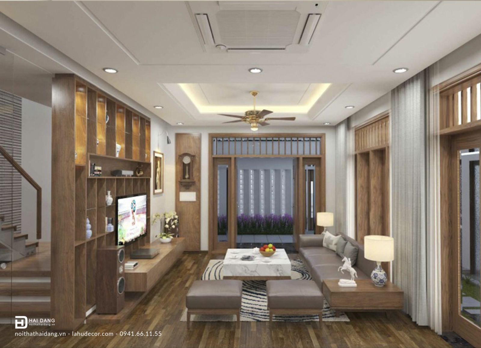 Thiết kế nội thất nhà phố