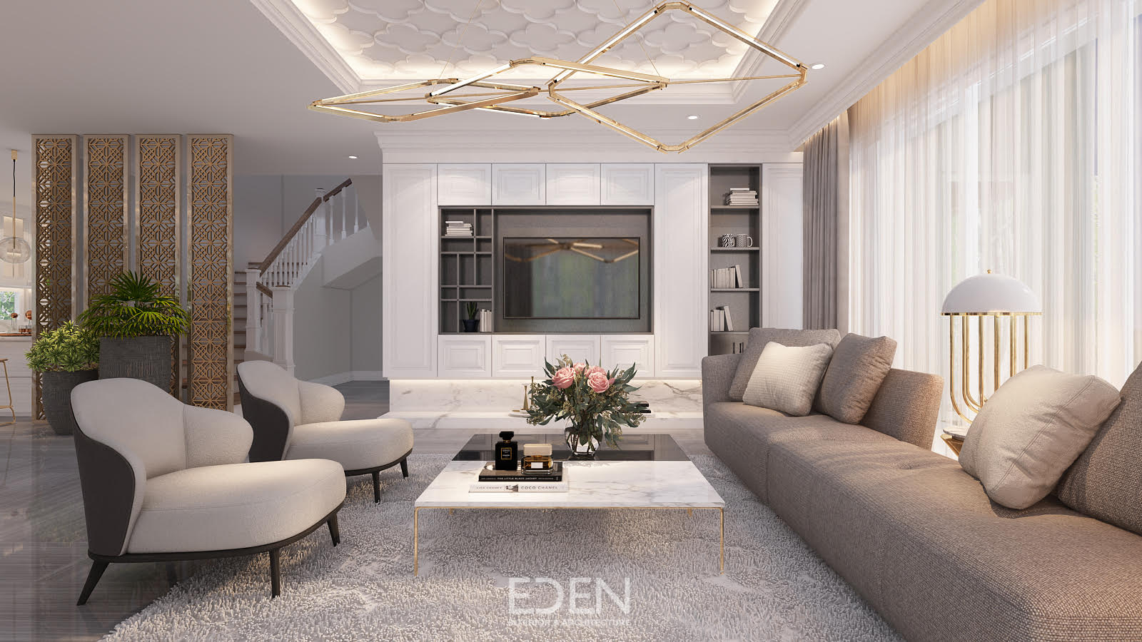 Thiết kế nội thất biệt thự