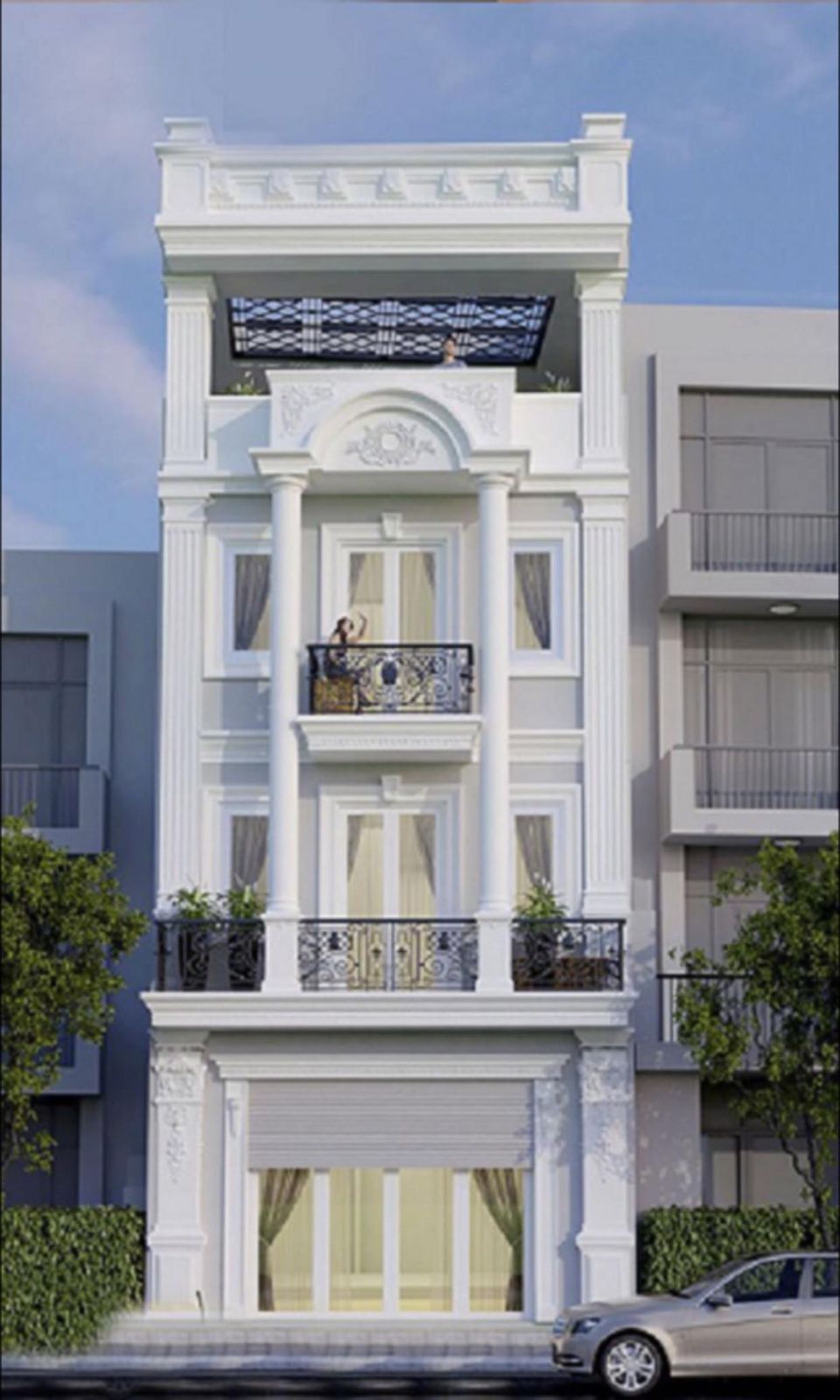 Thiết kế xây dựng nhà phố