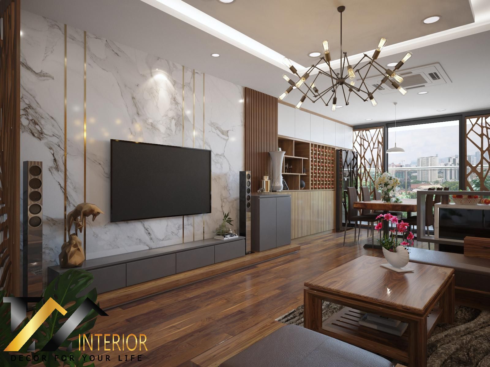 Thiết kế thi công nội thất chung cư