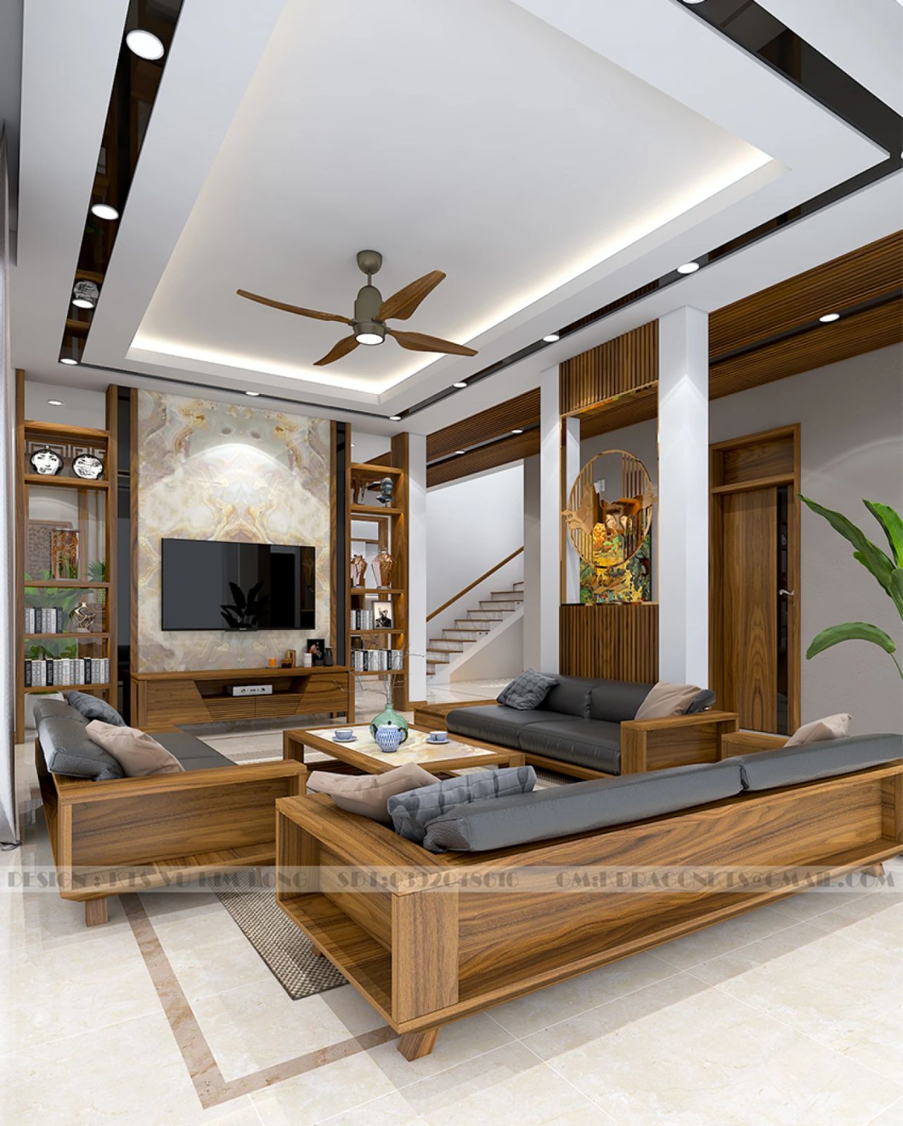 Thiết kế nội thất biệt thự