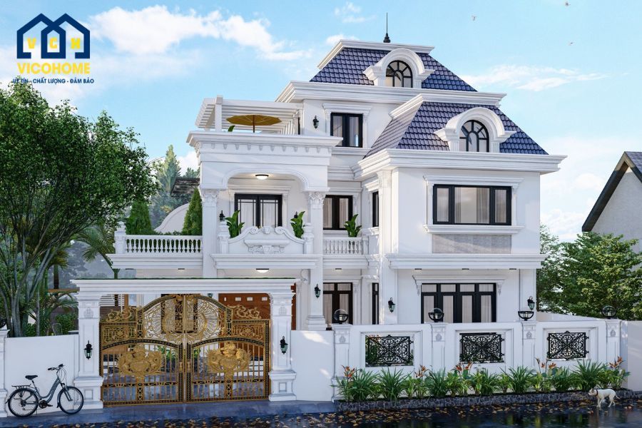 Thiết kế biệt thự tân cổ điển