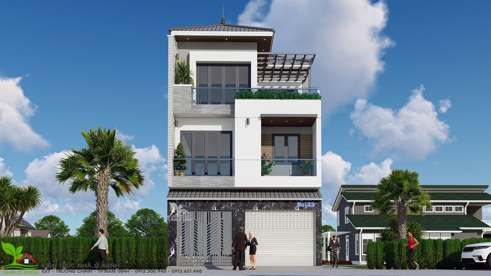 Thi công xây dựng nhà hiện đại