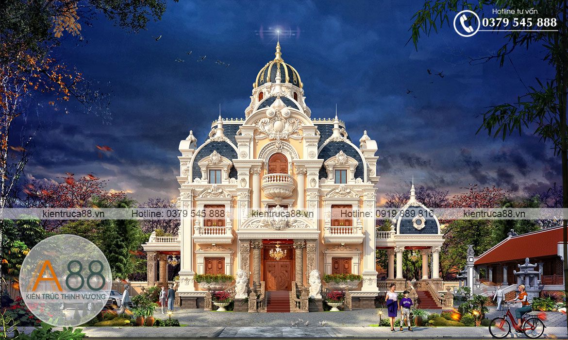 Thiết kế lâu đài  dinh thự