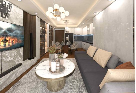 Mẫu thiết kế nội thất căn hộ A2