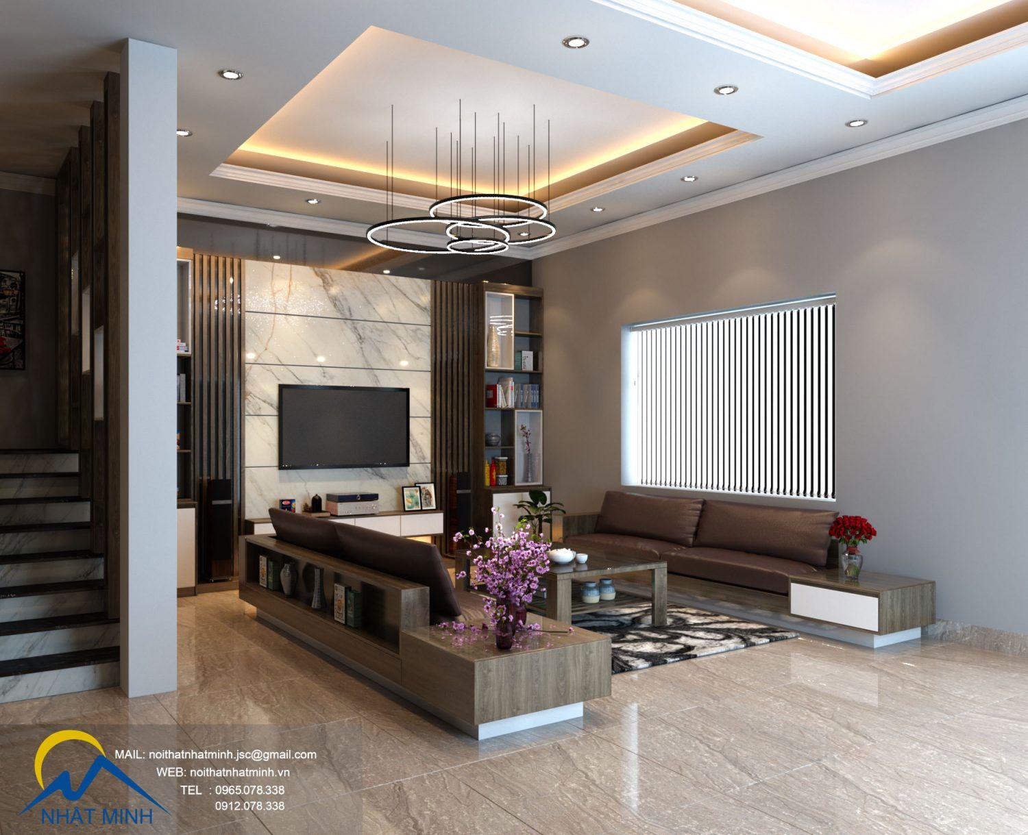 Thiết kế nội thất nhà phố