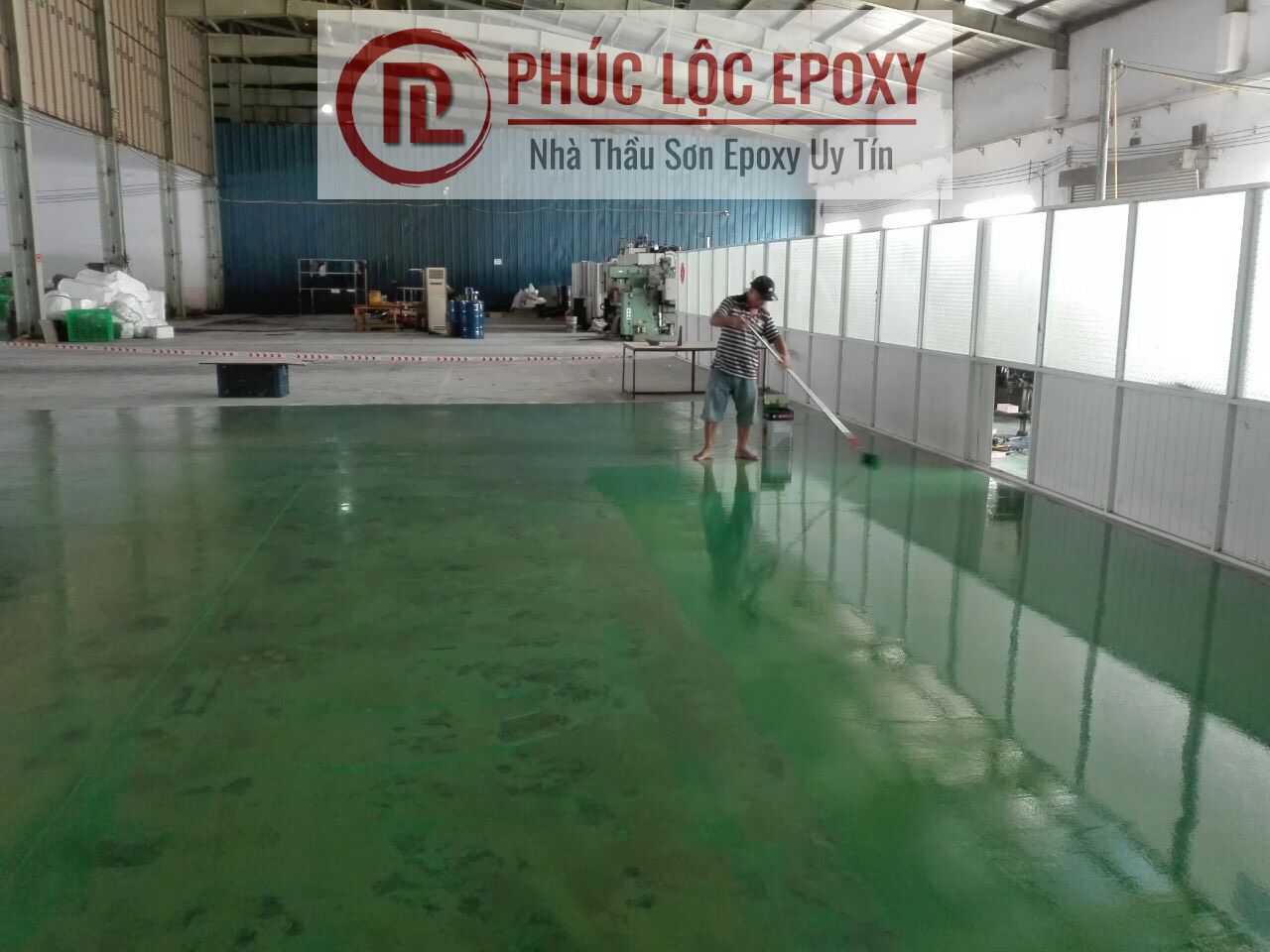 Thi công sơn epoxy 