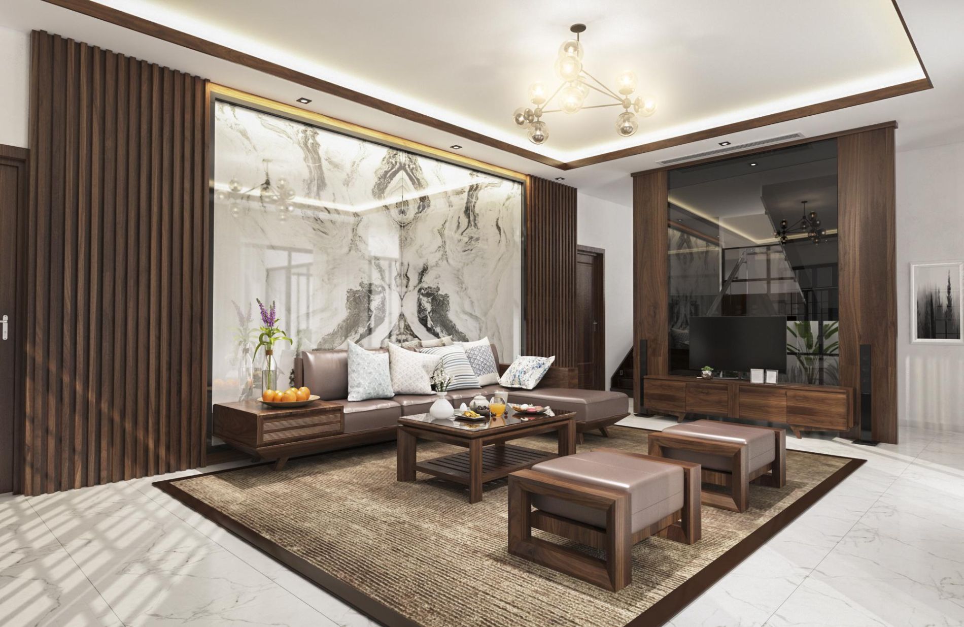 Thiết kế thi công nội thất nhà phố