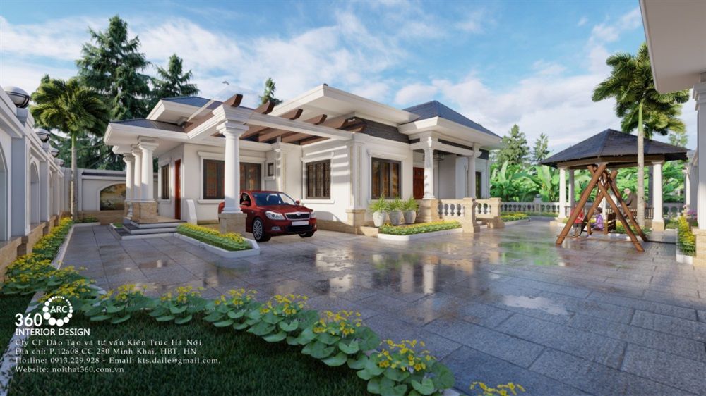 Thiết kế kiến trúc biệt thự vườn