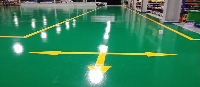 Thi công sơn nền Epoxy
