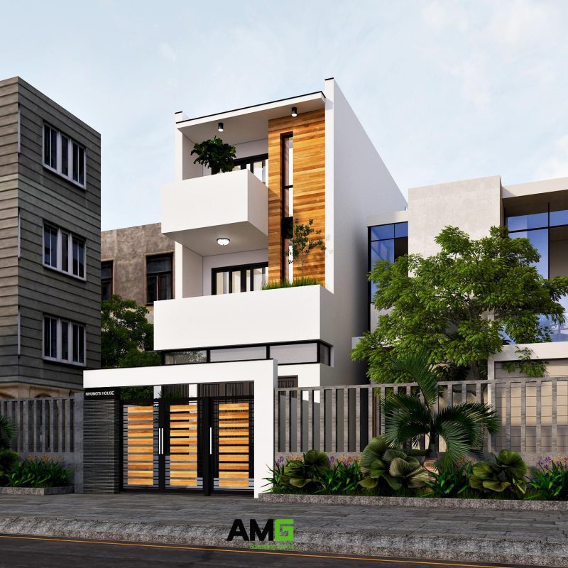Thiết kế kiến trúc nhà ống