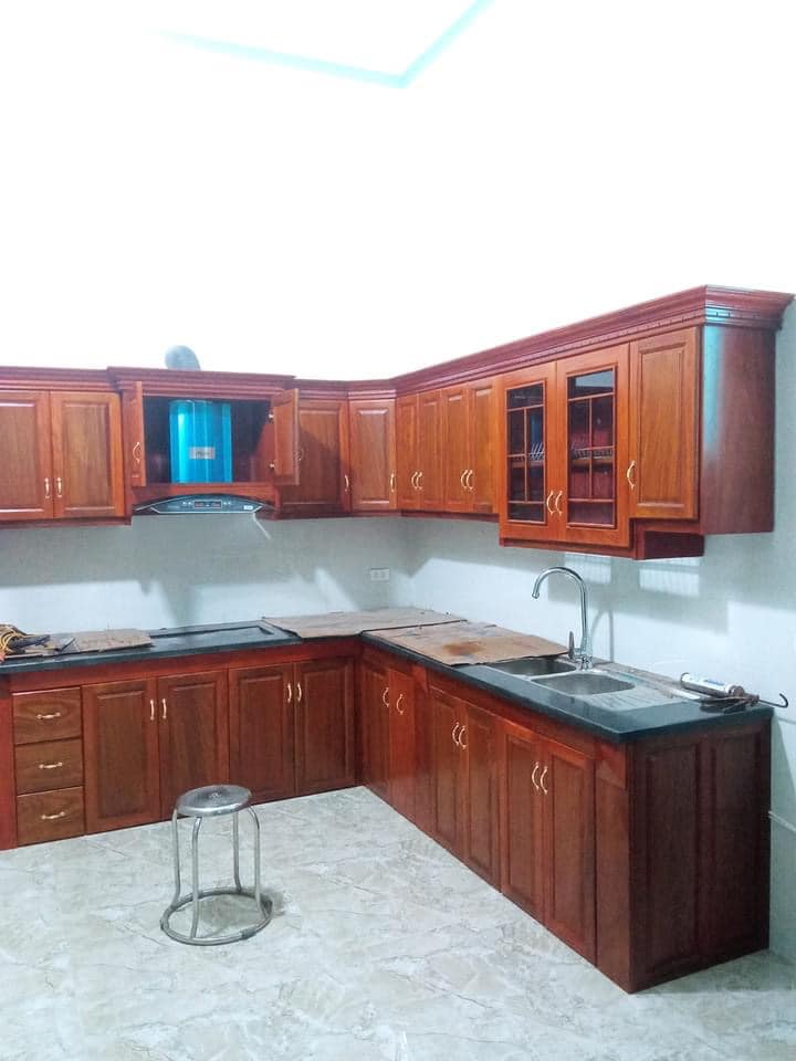 Thi công tủ bếp