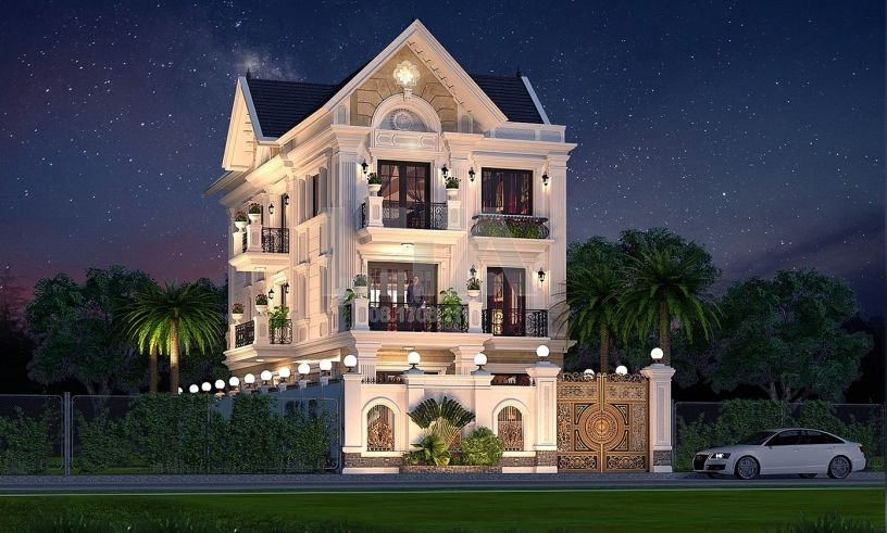 Thiết kế kiến trúc biệt thự 