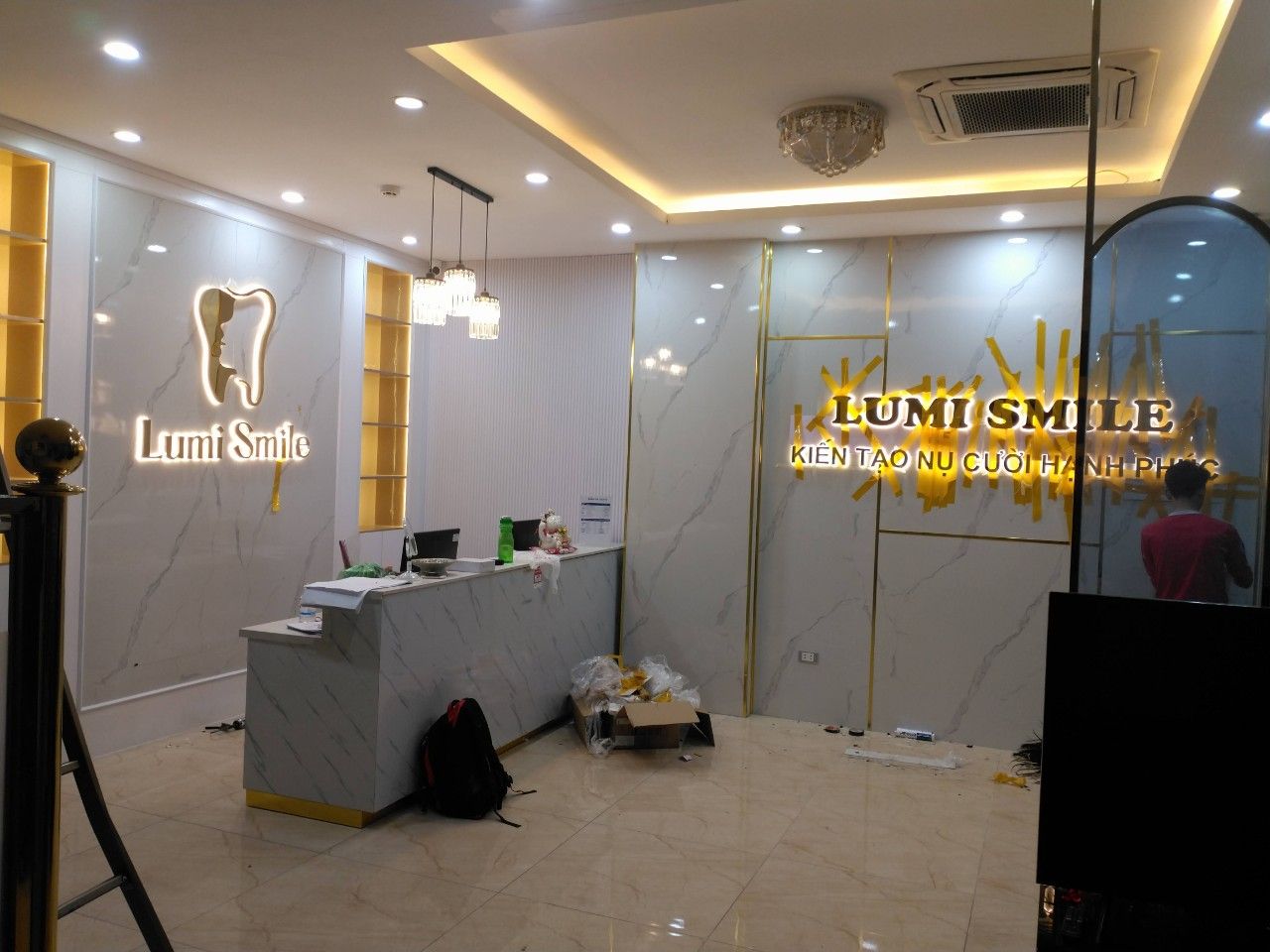 Thi công nội thất phòng khám nha khoa tại địa chỉ Vũ Tông Phan