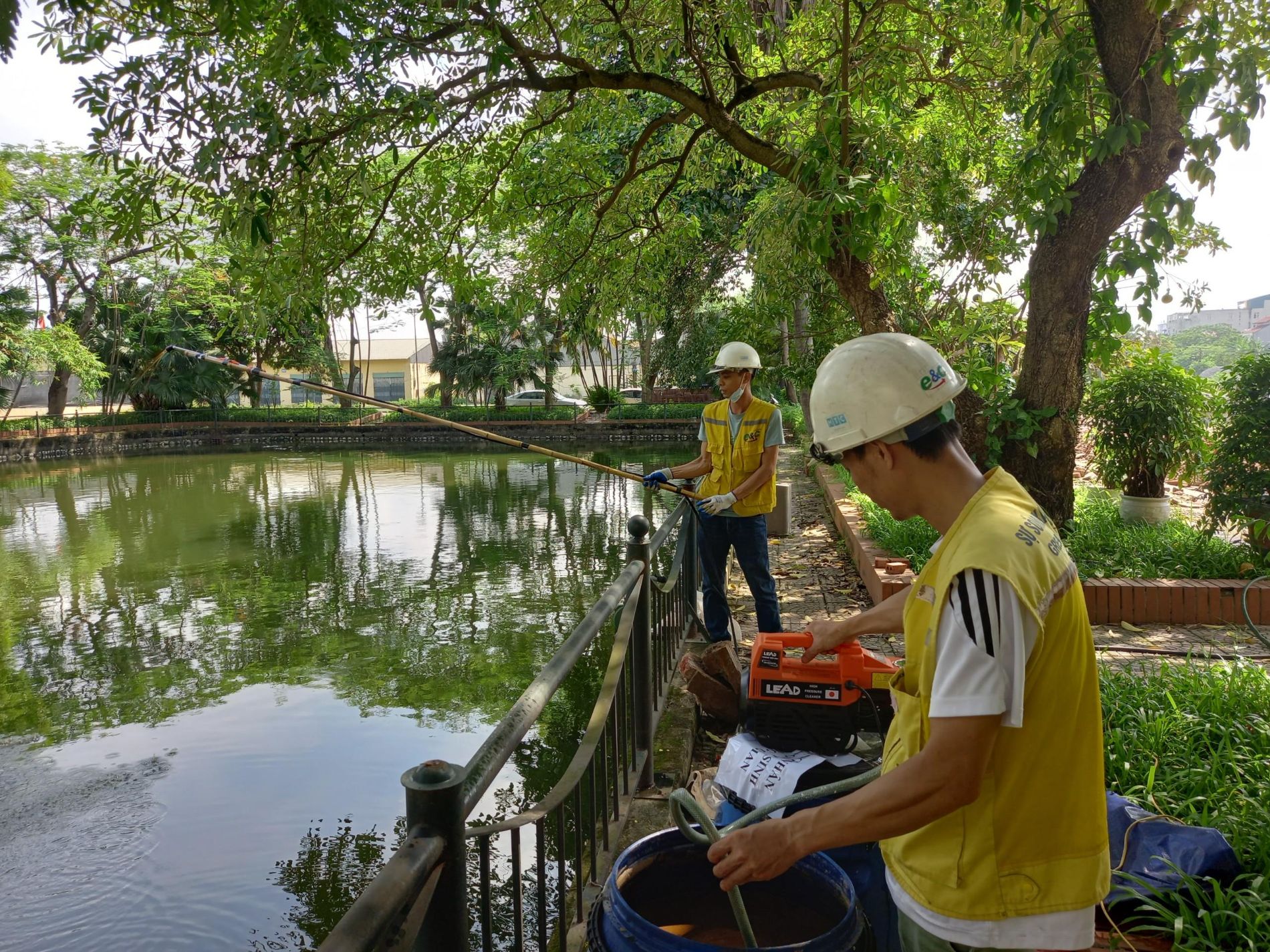 Xử lý nước ao tù bằng công nghệ vi sinh vật