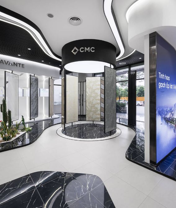 Thiết kế văn phòng showroom CMC