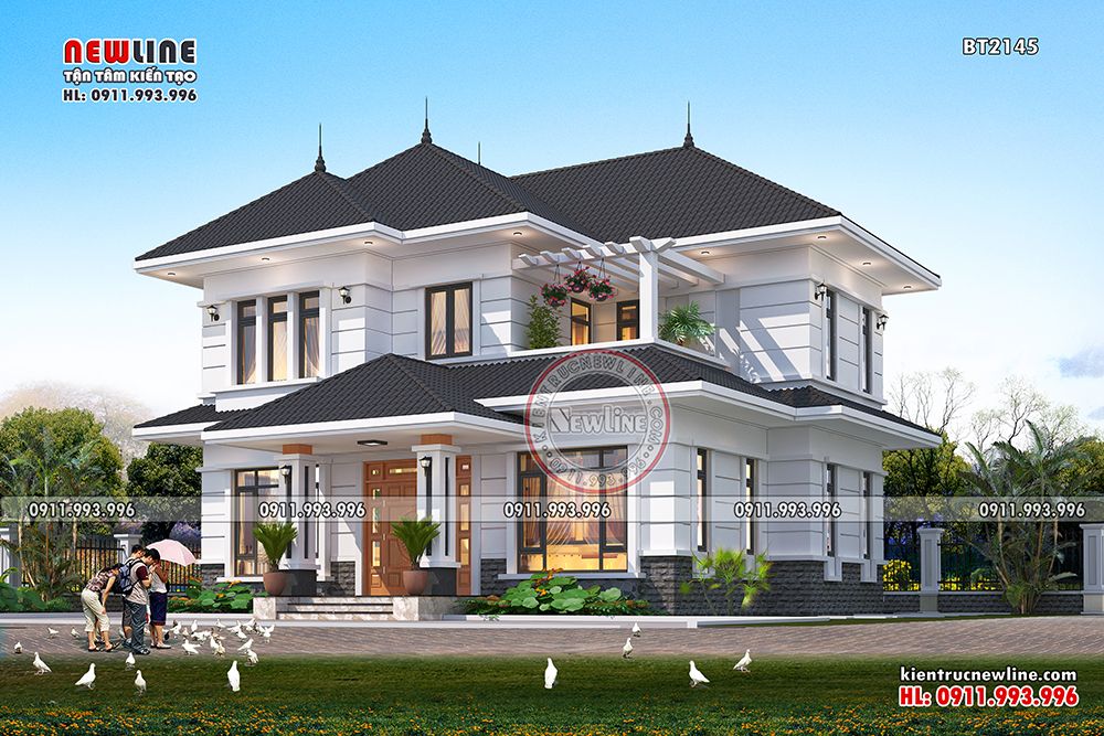 Thiết kế biệt thự mái Nhật