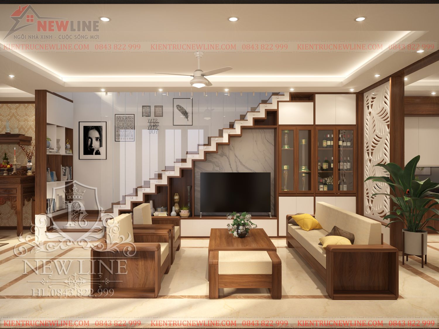 Thiết kế nội thất biệt thự