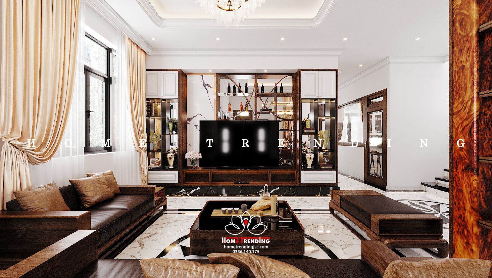 Thiết kế nội thất biệt thự