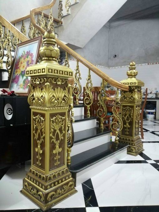 Cầu thang nhôm đúc