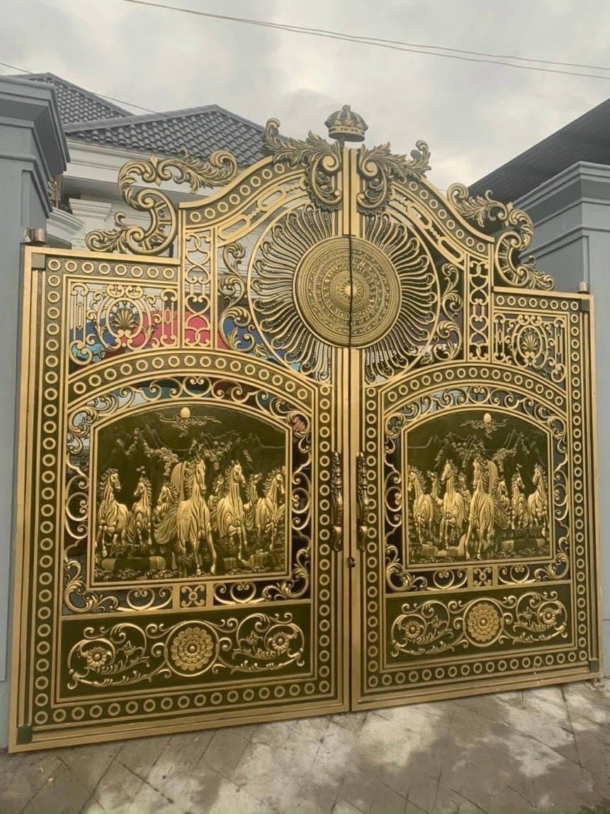 Cổng Nhôm Đúc