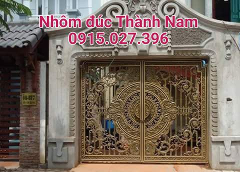  Cổng hợp kim nhôm đúc