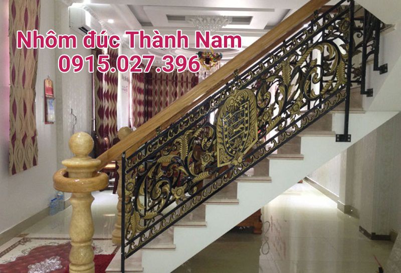 Cầu thang nhôm đúc