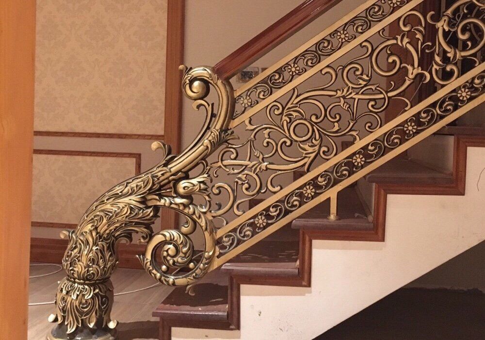 Cầu thang nhôm đúc 