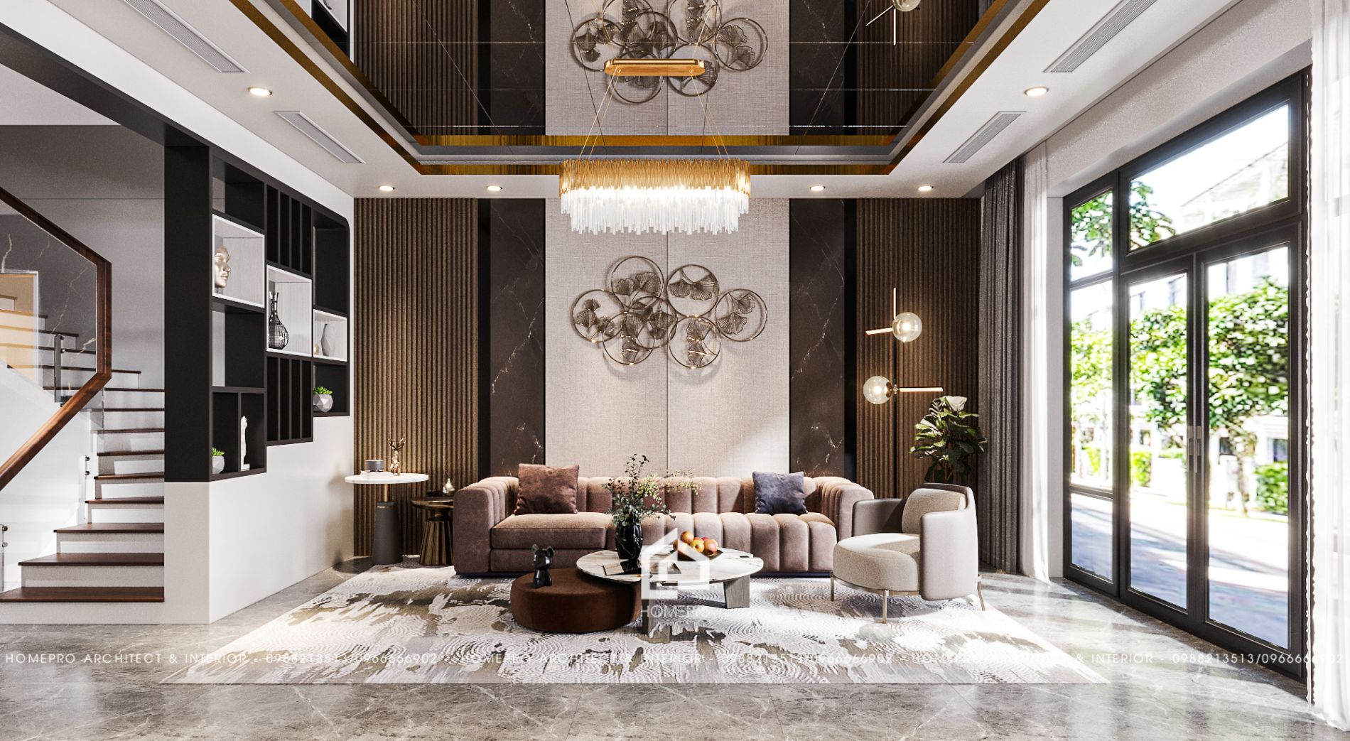 Thiết kế thi công nội thất biệt thự