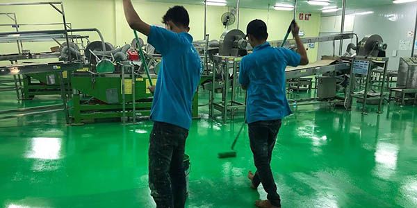 Thi công sơn nền Epoxy