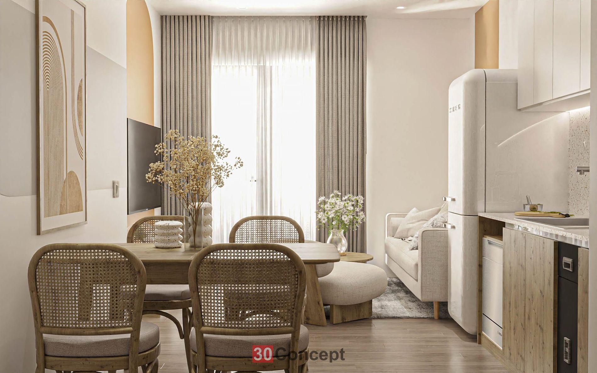 Thiết kế nội thất chung cư
