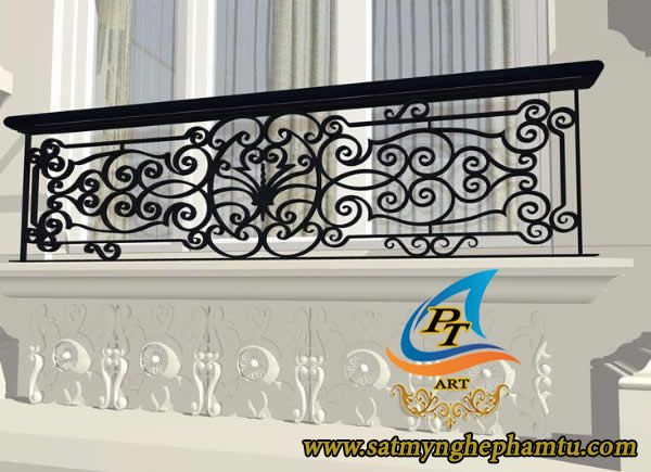 Lan can sắt mỹ thuật