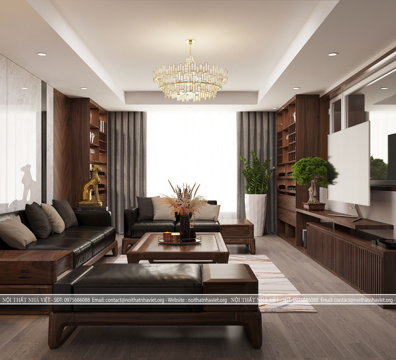 Thiết kế nội thất nhà phố