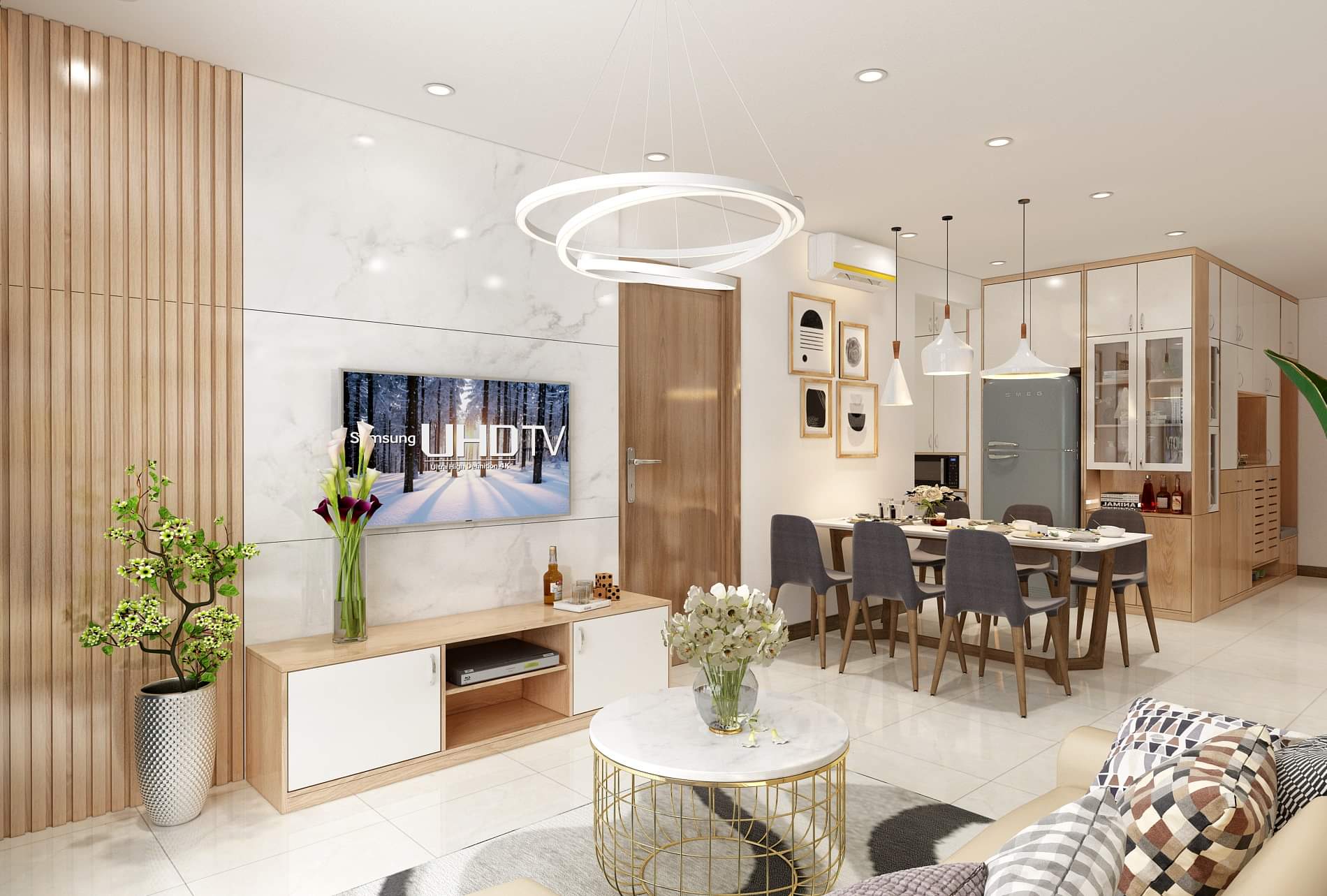 Thiết kế nội thất nhà phố