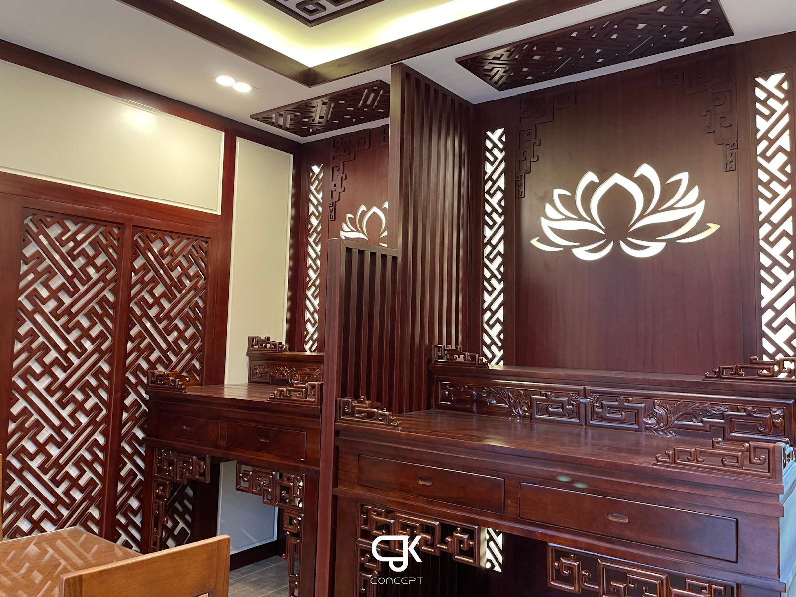 Thiết kế phòng thờ
