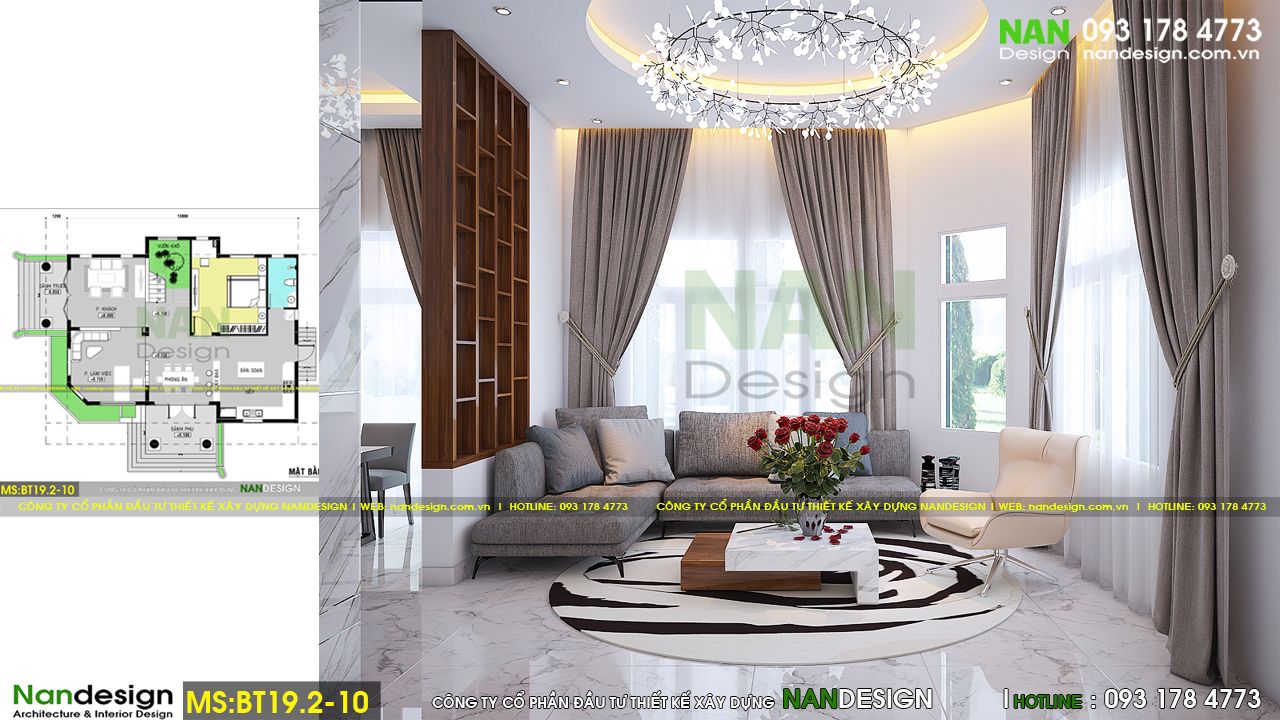 Thiết kế nội thất biệt thự