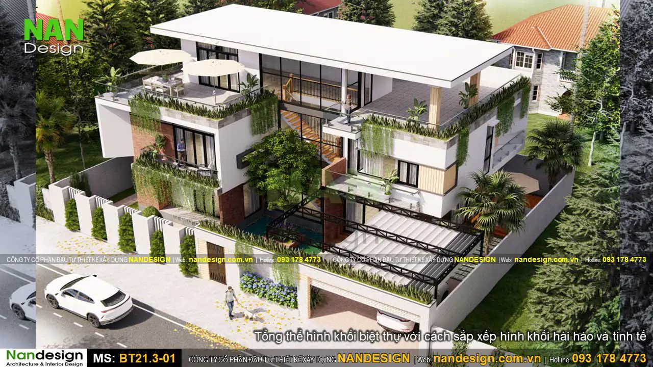 Thiết kế kiến trúc biệt thự