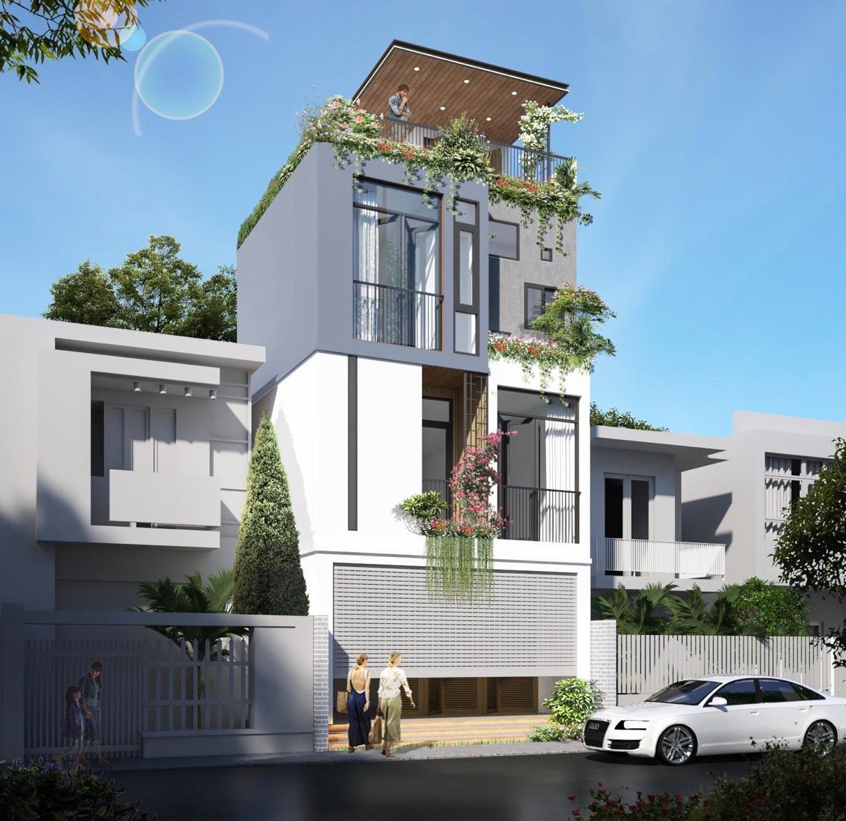 Thiết kế xây dựng nhà phố
