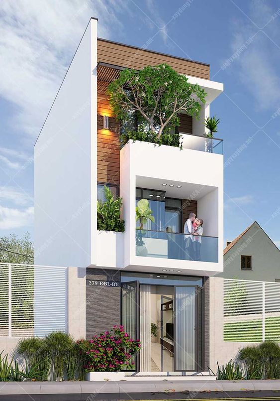 Thiết kế kiến trúc nhà phố