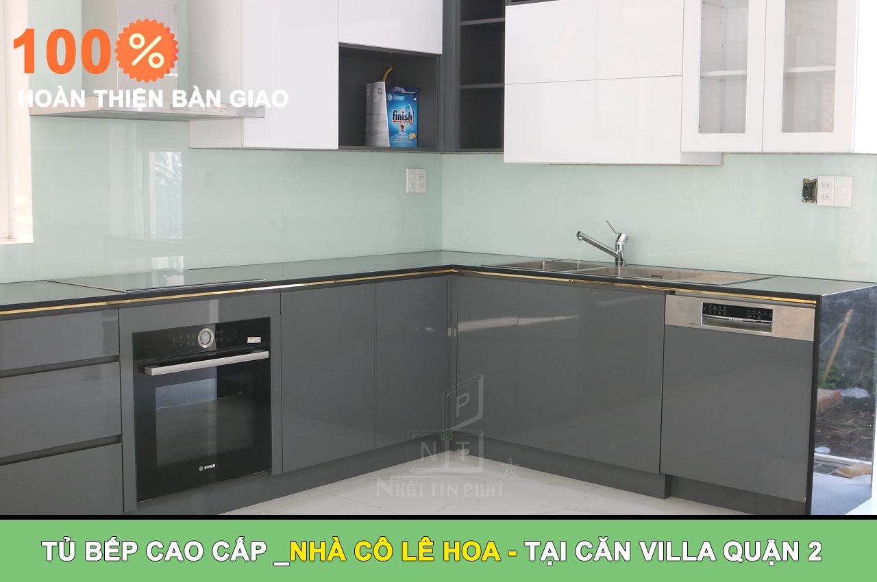 Thi công tủ bếp