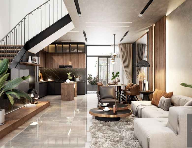Thiết kế nội thất nhà phố
