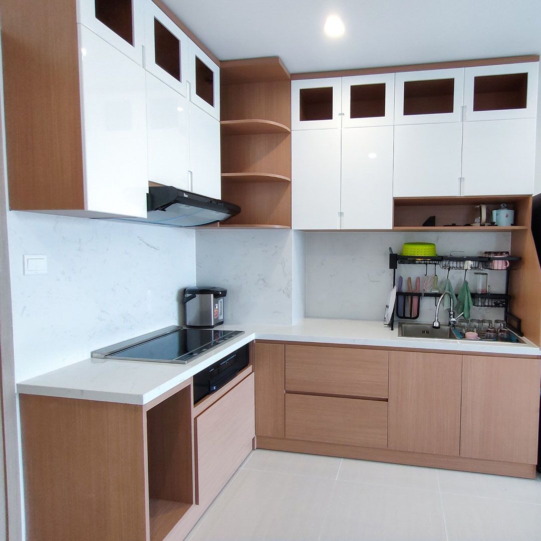 Thi công tủ bếp