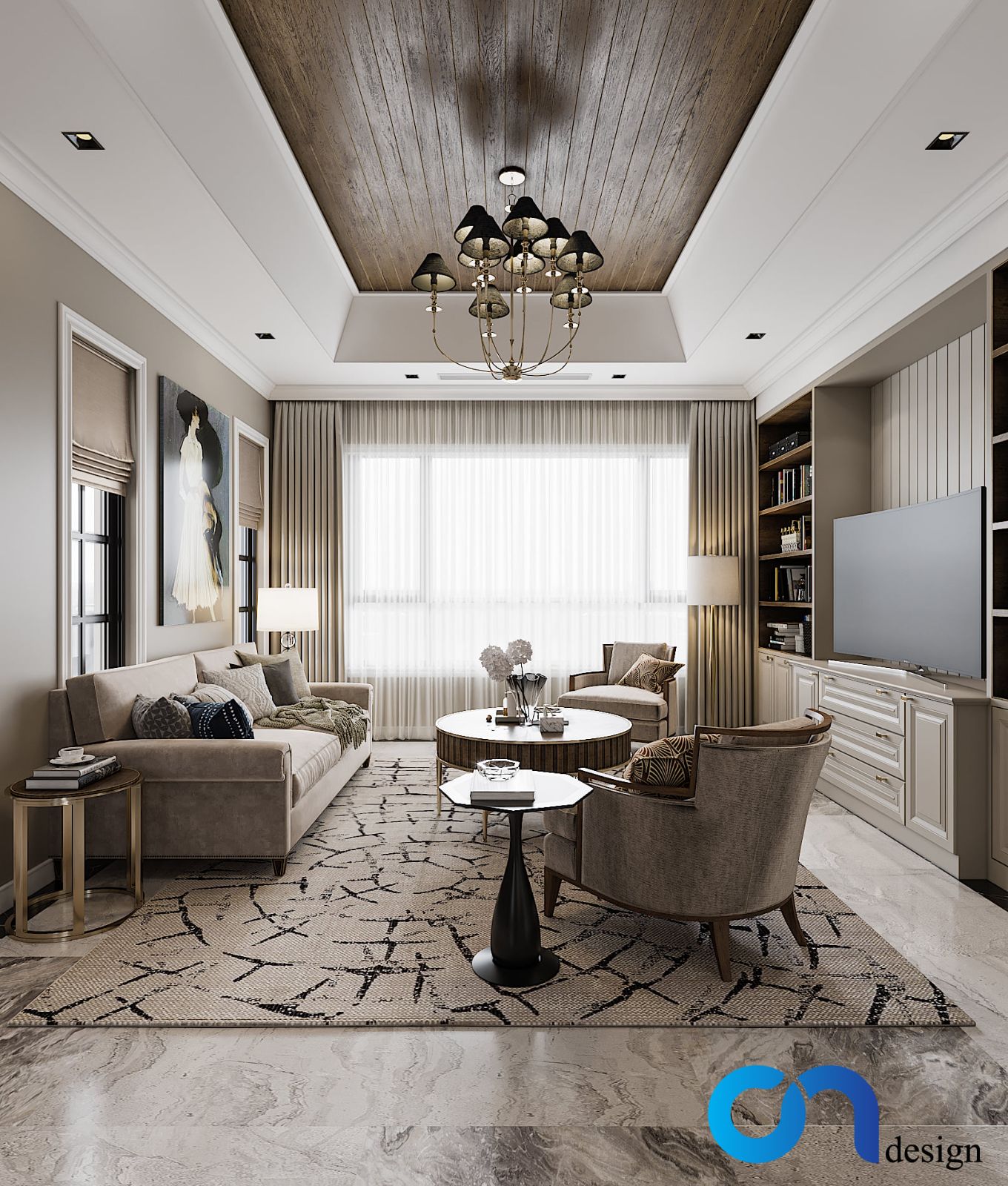 Thiết kế nội thất biệt thự