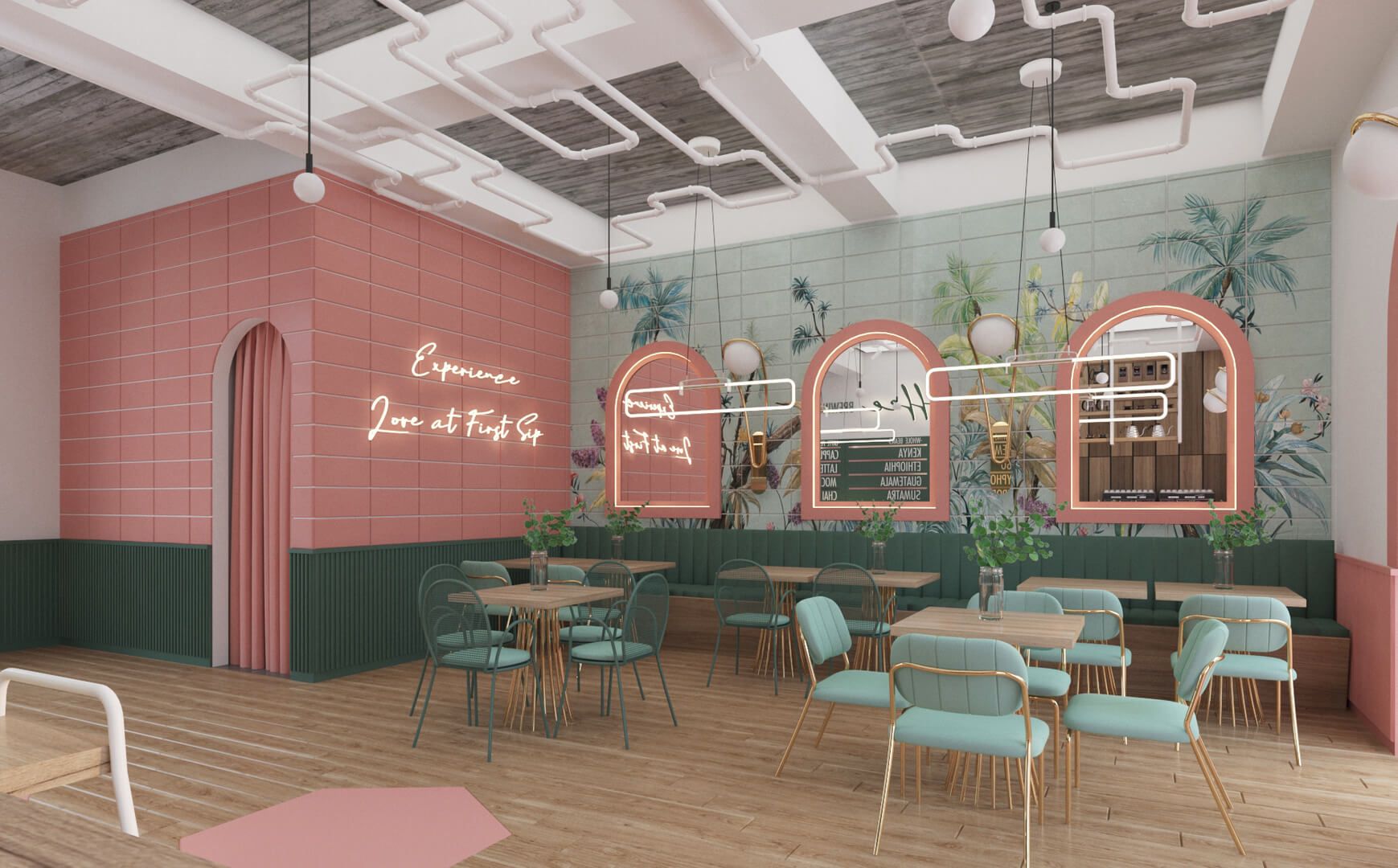 Thiết kế quán cafe
