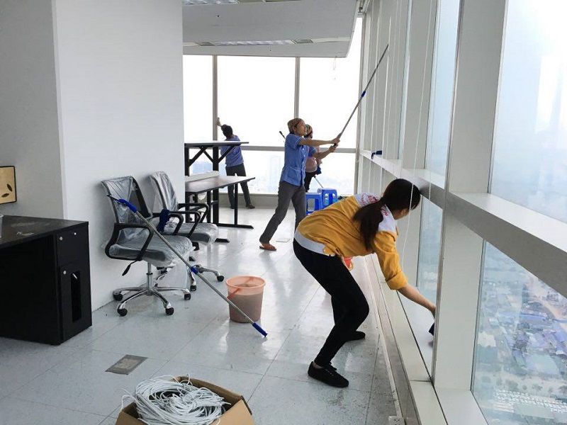 Vệ sinh sau xây dựng