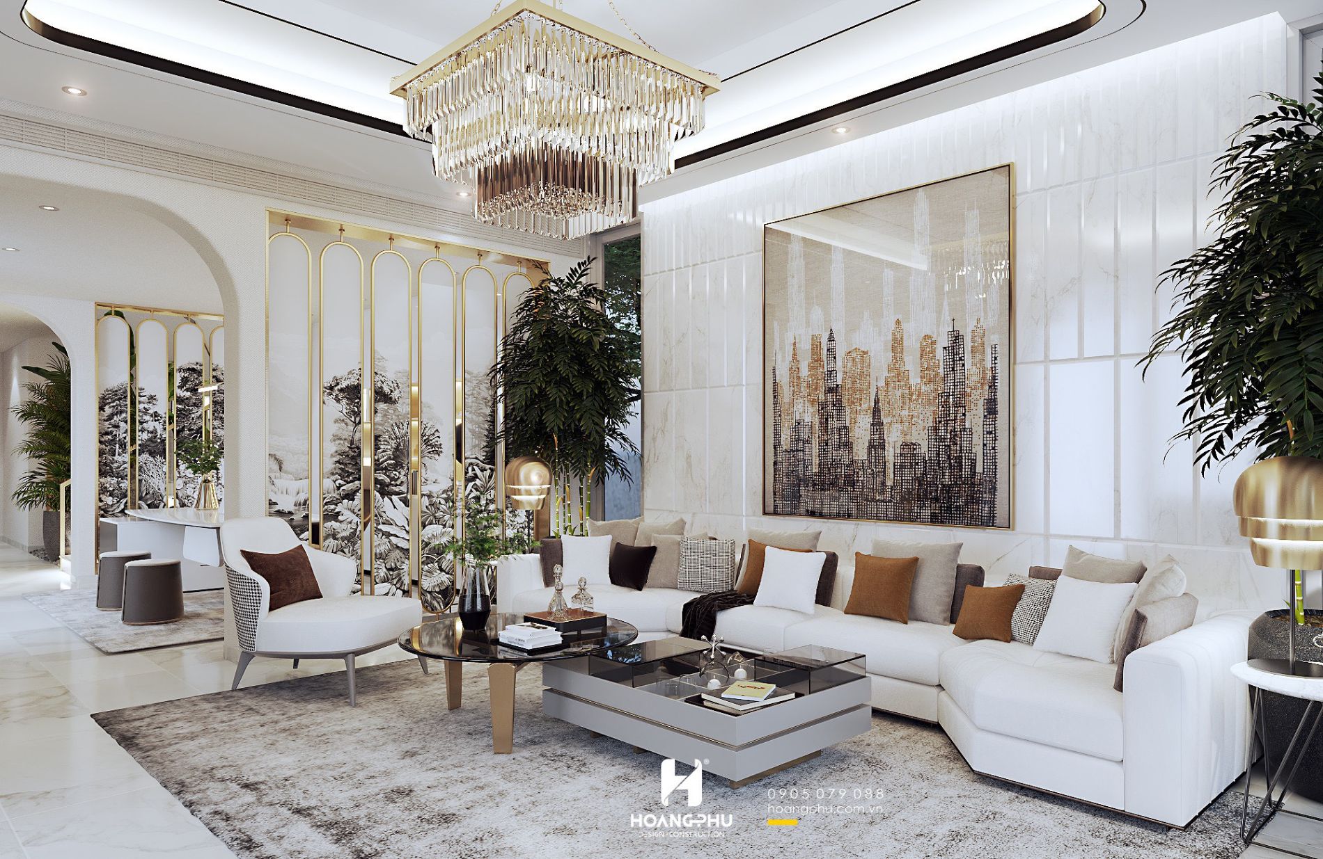 Thiết kế nội thất biệt thự