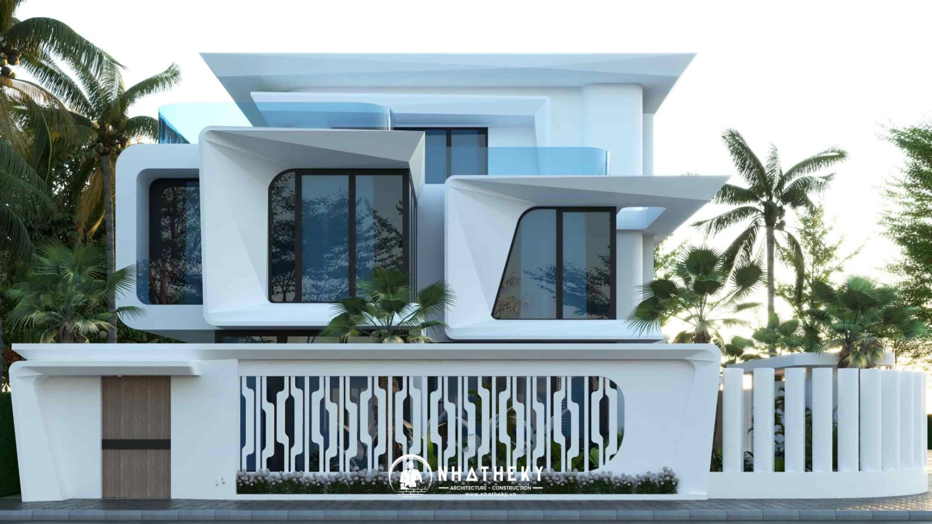 Thiết kế kiến trúc biệt thự 