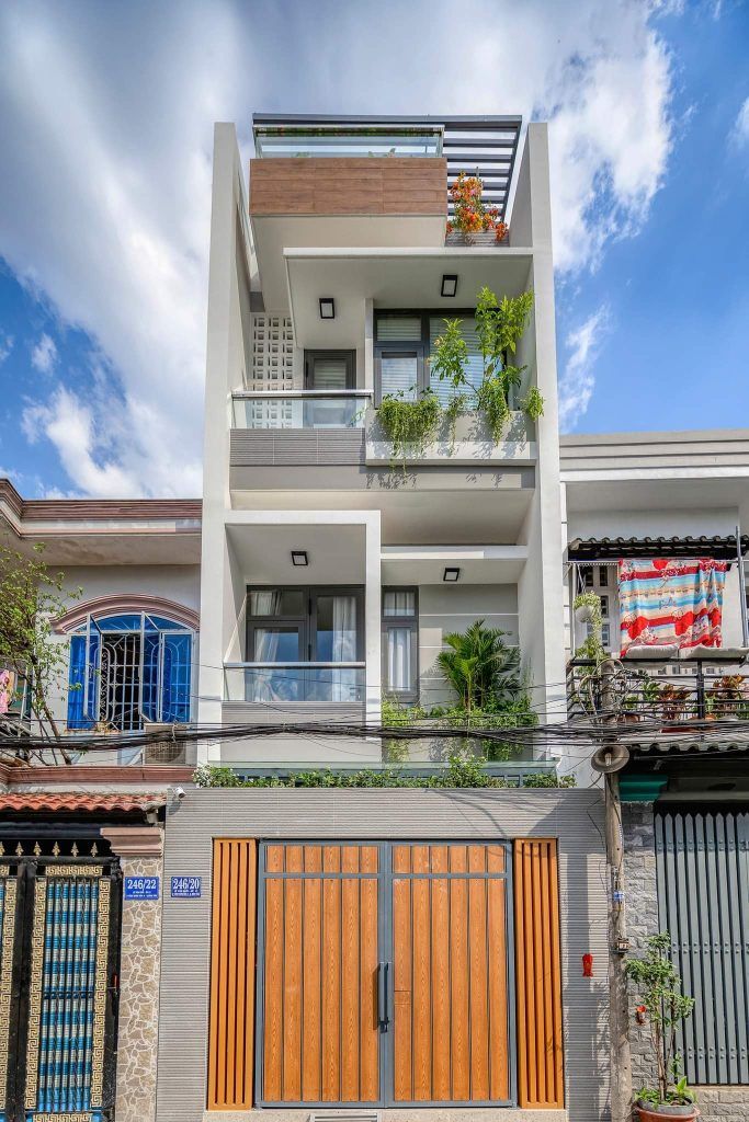 Nhà phố hiện đại 4 tầng 