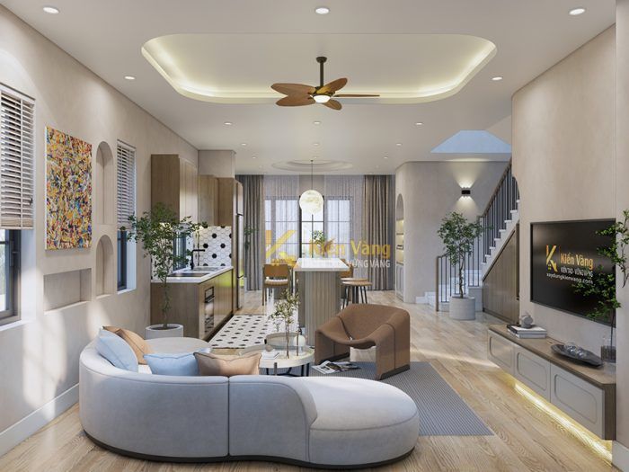Thiết kế nội thất nhà phố