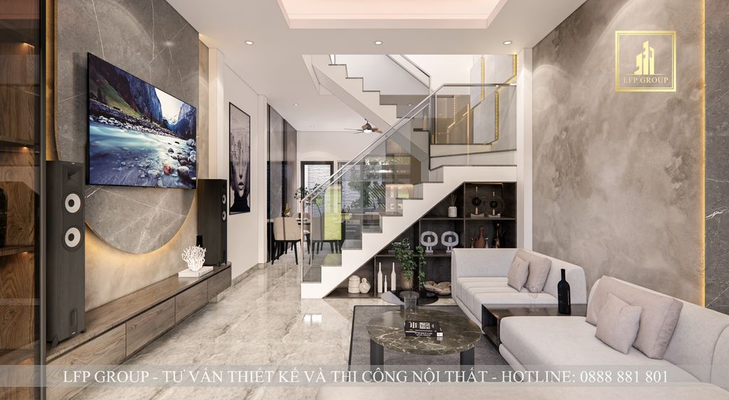 Thiết kế nội thất nhà phố